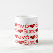 Gelukkige Valentijnsdag Mokken Eu Amo Avo Oma (Center)