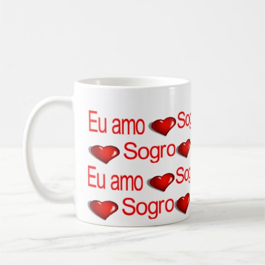 Gelukkige Valentijnsdag Mokken Eu Amo Mi Sogro (Links)