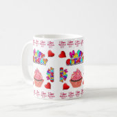 Gelukkige Valentijnsdag Mokken Gelukkige Verjaarda (Voorkant links)