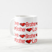 Gelukkige Valentijnsdag Mokken houden van Brother (Voorkant links)