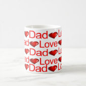 Gelukkige Valentijnsdag Mokken houden van papa Red (Center)