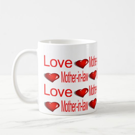 Gelukkige Valentijnsdag Mokken houden van schoonmo (Links)