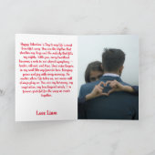 Gelukkige Valentijnsdag Muziek van de Liefde Kaart (Binnen)