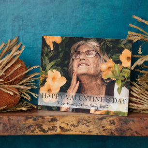 Gelukkige Valentijnsdag, nana, oma eenvoudige foto Fotoplaat