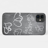Gelukkige Valentijnsdag op een krijtbord Case-Mate iPhone Case (Achterkant (horizontaal))