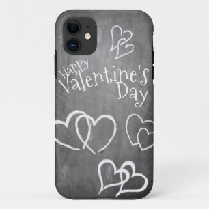 Gelukkige Valentijnsdag op een krijtbord Case-Mate iPhone Case