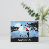 Gelukkige Valentijnsdag paar briefkaarten (Staand voorkant)