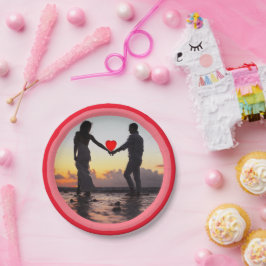 Gelukkige Valentijnsdag Papieren Bordje