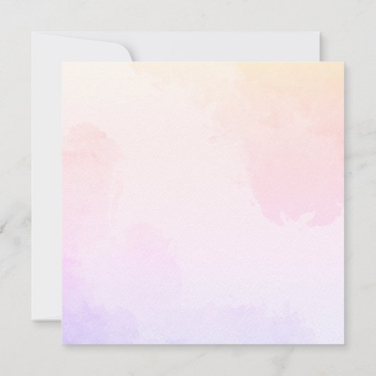 Gelukkige Valentijnsdag Pastel Red Roses Party SQ Kaart (Achterkant)