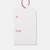 Gelukkige Valentijnsdag Pembroke Welsh Corgi Dogs Cadeaulabel (Achterkant)