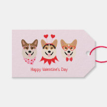 Gelukkige Valentijnsdag Pembroke Welsh Corgi Dogs