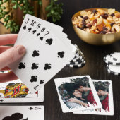 Gelukkige Valentijnsdag penseelstreek aangepaste f Pokerkaarten (Insitu)