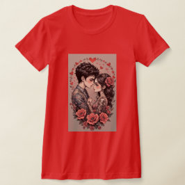 Gelukkige Valentijnsdag Persoonlijk Cadeau T-shirt