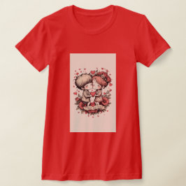 Gelukkige Valentijnsdag Persoonlijk Cadeau T-shirt