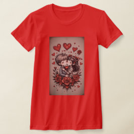 Gelukkige Valentijnsdag Persoonlijk Cadeau T-shirt
