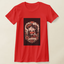Gelukkige Valentijnsdag Persoonlijk Cadeau T-shirt
