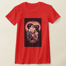 Gelukkige Valentijnsdag Persoonlijk Cadeau T-shirt