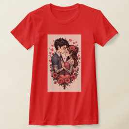 Gelukkige Valentijnsdag Persoonlijk Cadeau T-shirt