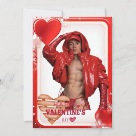 Gelukkige Valentijnsdag Persoonlijke Sexy Stud Feestdagenkaart