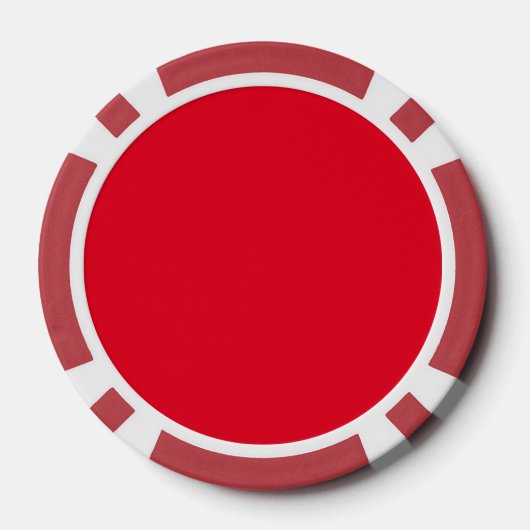 Gelukkige Valentijnsdag Poker Chips (Rood & Wit) (Achterkant)