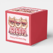 Gelukkige Valentijnsdag Pommerse honden Bedankdoosjes (Achterkant)