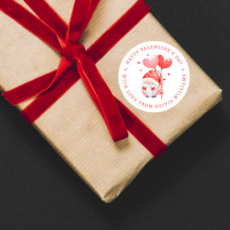 Gelukkige Valentijnsdag Rode Hart Genoom Sticker