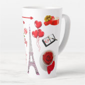 Gelukkige Valentijnsdag romantisch cadeau voor kop (Rechterhoek)