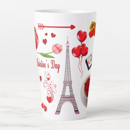 Gelukkige Valentijnsdag romantisch cadeau voor kop (Voorkant)