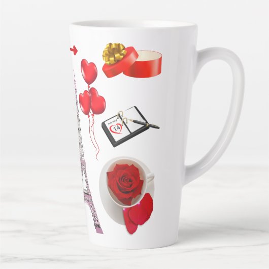 Gelukkige Valentijnsdag romantisch cadeau voor kop (Rechts)