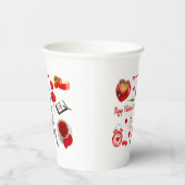 Gelukkige Valentijnsdag romantisch cadeau voor kop Papieren Bekers (Rechts)
