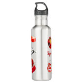 Gelukkige Valentijnsdag romantisch cadeau voor kop Waterfles (Achterkant)