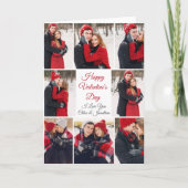 Gelukkige Valentijnsdag Romantische Liefde Fotocol Kaart (Voorkant)