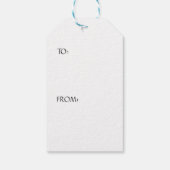 Gelukkige Valentijnsdag Schattigee kikkers in lief Cadeaulabel (Achterkant)