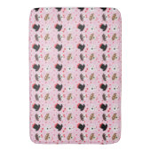 Gelukkige Valentijnsdag Schnauzer Honden Badmat (Voorkant Verticaal)