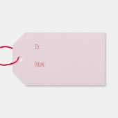 Gelukkige Valentijnsdag Schnauzer Honden Cadeaulabel (Achterkant Horizontaal)