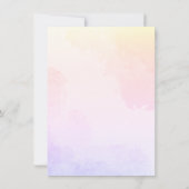 Gelukkige Valentijnsdag Soft Pastel Red Roses Part Kaart (Achterkant)