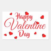 Gelukkige Valentijnsdag Sticker (Voorkant)