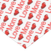 Gelukkige Valentijnsdag tafelkleed liefde mama har (Gekanteld)