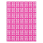 Gelukkige Valentijnsdag tafelkleed Roze Witte Hart (Voorkant)