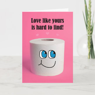 Gelukkige Valentijnsdag Toiletpapier Pandemische H Feestdagen Kaart