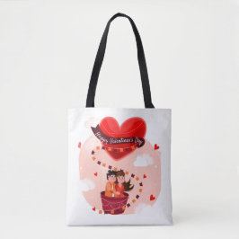 Gelukkige Valentijnsdag Tote Bag