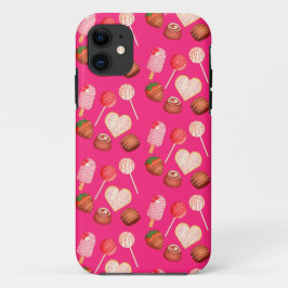 Gelukkige Valentijnsdag traktaties en Snoep Case-Mate iPhone Case
