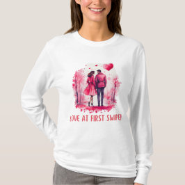 Gelukkige Valentijnsdag, Valentijnse Schattige T-shirt