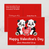 Gelukkige Valentijnsdag van Uw Homeschool Co op Briefkaart (Voorkant / Achterkant)