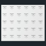 Gelukkige Valentijnsdag voeg naam datum toe eenvou Cadeaupapier<br><div class="desc">ontwerp</div>