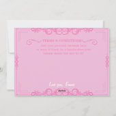 Gelukkige Valentijnsdag Voucher Gift Paar Feestdagenkaart (Achterkant)