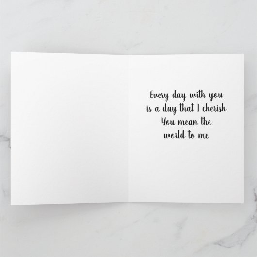 ** GELUKKIGE VALENTIJNSDAG * VROUW JE BETEKEND WER KAART (Binnen)