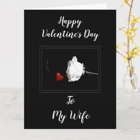 ** GELUKKIGE VALENTIJNSDAG * VROUW JE BETEKEND WER KAART (Gele Bloem)