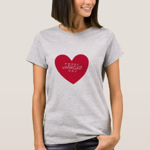 Gelukkige Valentijnsdag Vrouwen Hart T-shirt