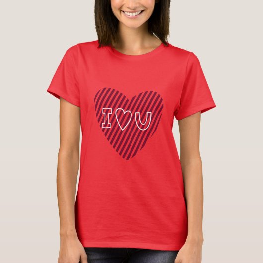 Gelukkige Valentijnsdag Vrouwen T-shirt (Voorkant)